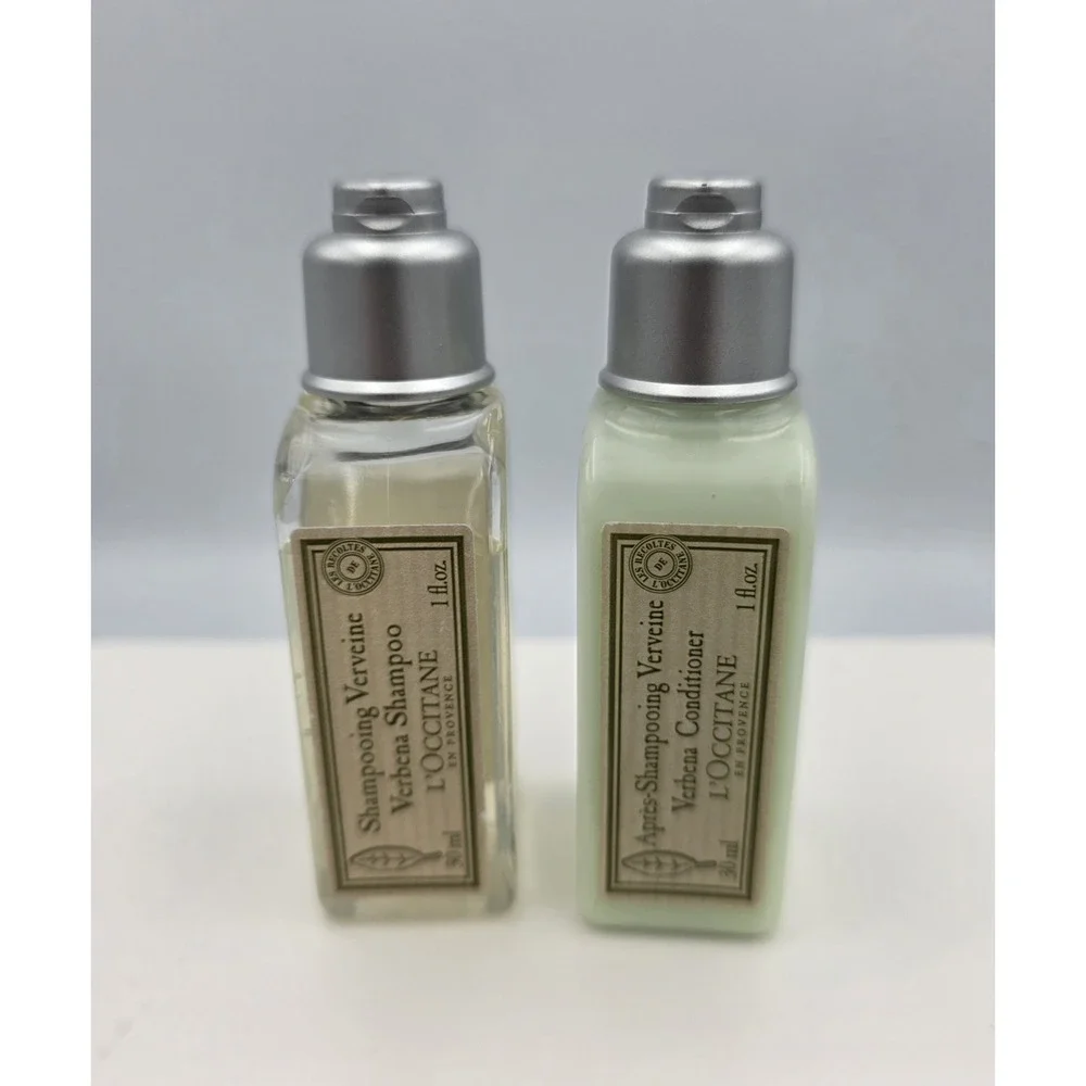 L'Occitane Verbena Shampoo & Conditioner 1 fl.oz Each Travel Set